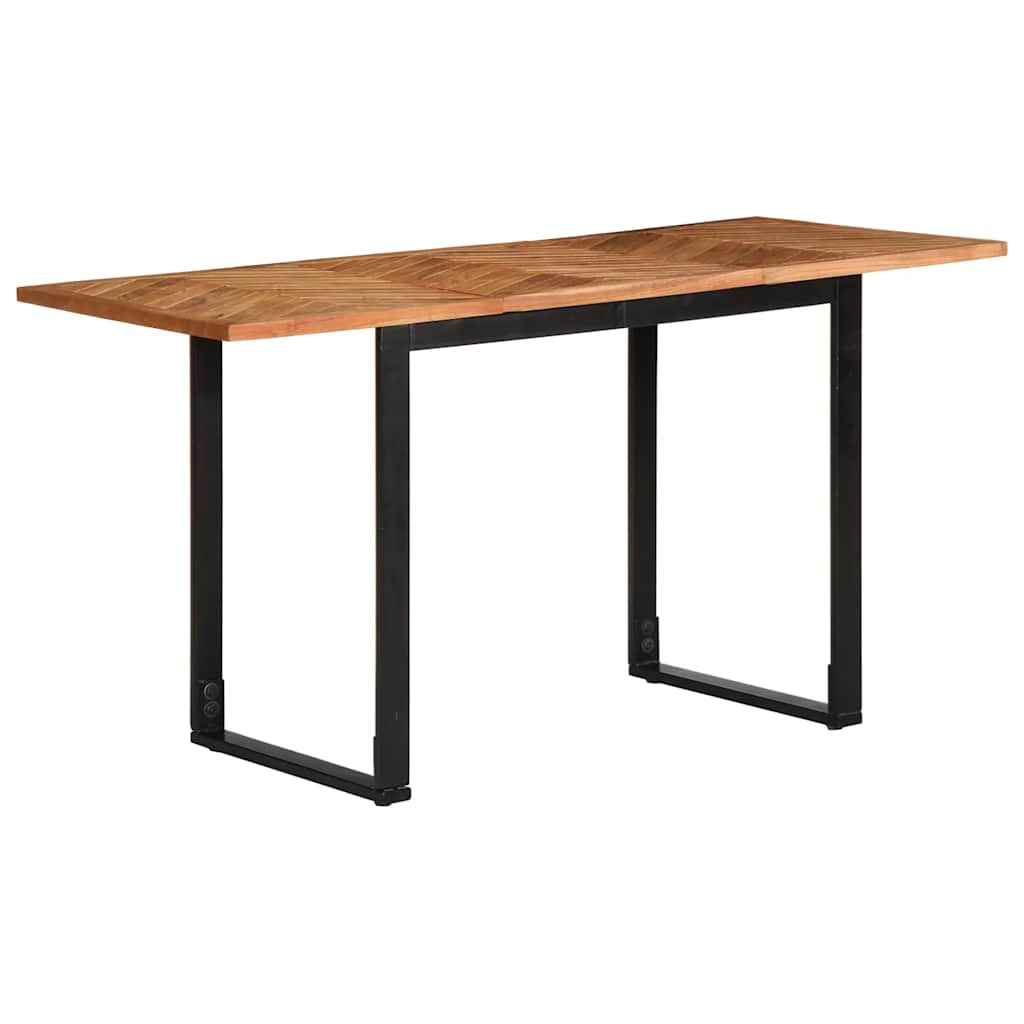 Dining Table 140x70x75 cm Solid Wood Acacia